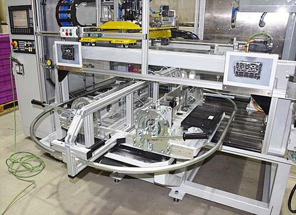 Montage von Lagerdeckeln – Halbautomatisch (Offline)